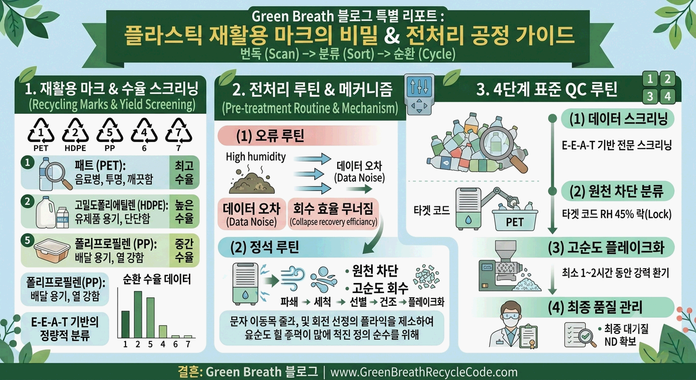 플라스틱 재활용 마크 속 번호의 비밀