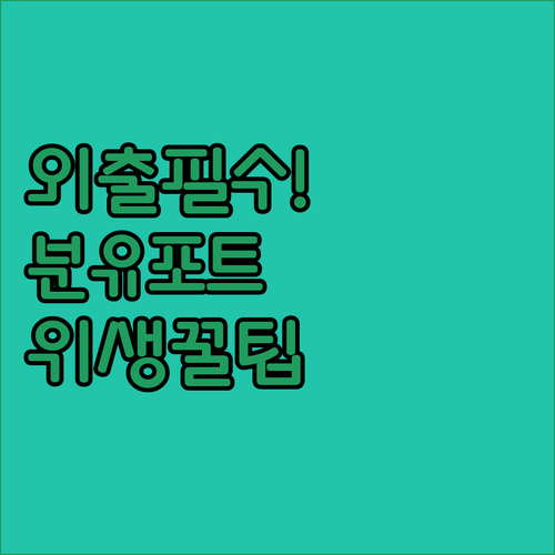 외출용 휴대용 분유포트 추천 및 내돈..