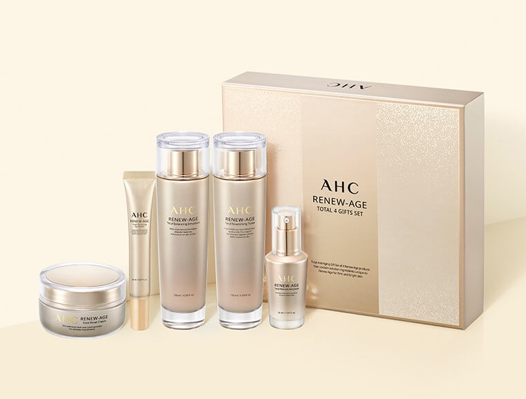 AHC 리뉴에이지 토탈 4종 기프트 세트