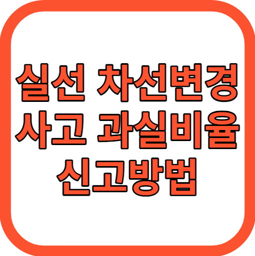 실선 차선변경