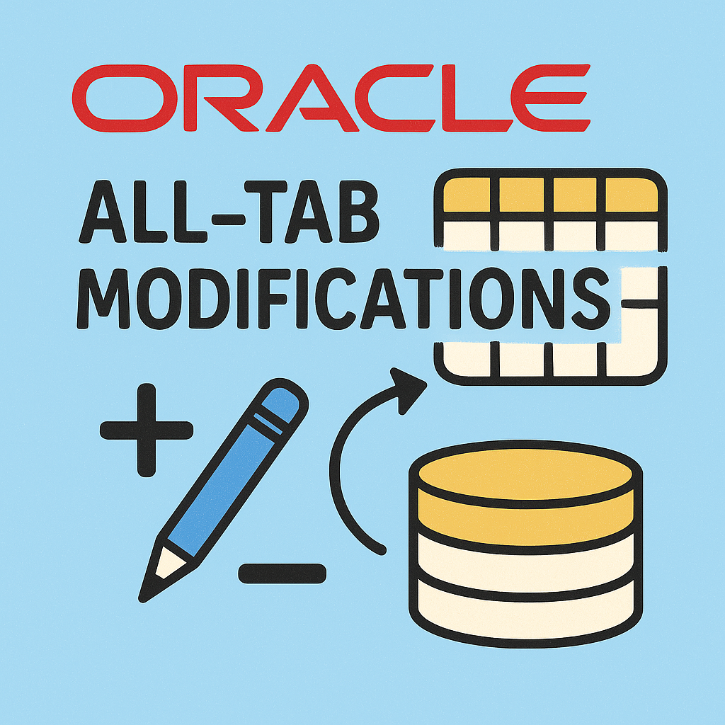 ALL_TAB_MODIFICATIONS 뷰 심층 분석과 실무 활용 전략