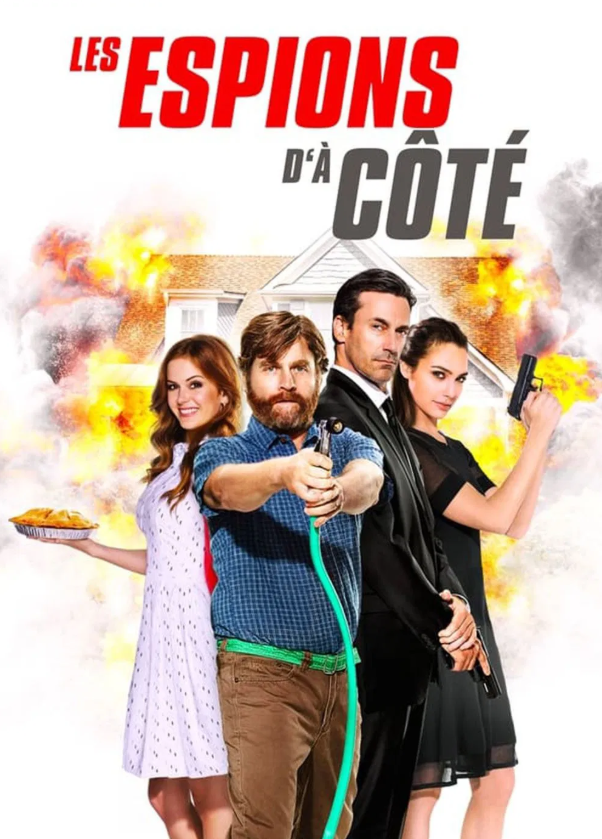 이사 온 부부가 알고보니 스파이?유쾌한 코미디 액션 영화 이웃집 스파이 포스터