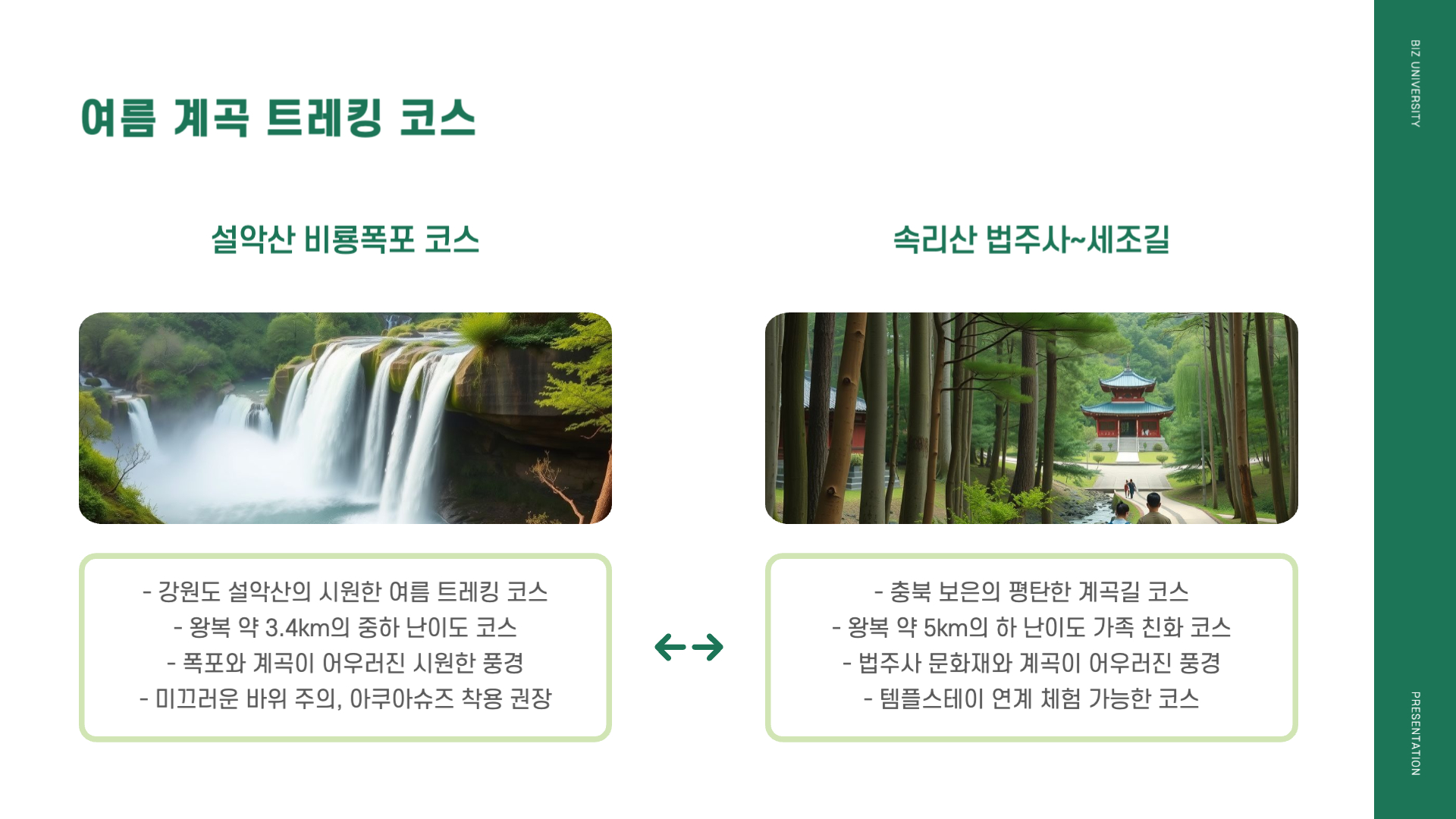 초보자도 즐기는 국내 트레킹 코스