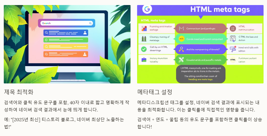 메타테그 최적화 전략