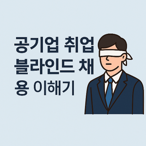 공기업 취업 블라인드 채용 이해하기 – 스펙보다 ‘진짜 실력’이 중요한 시대