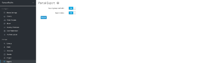 Keycloak Realm 백업