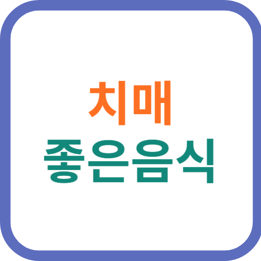 치매 좋은음식