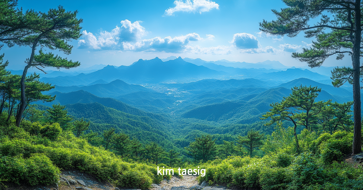 백운산의 사계절