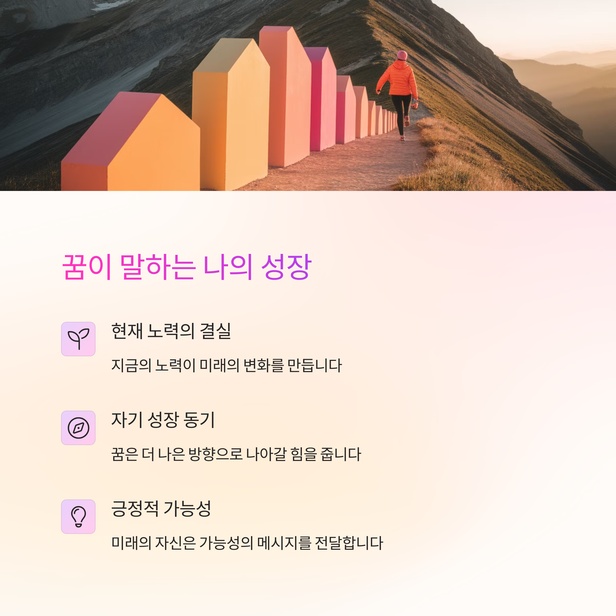 미래의 자신을 만나는 꿈