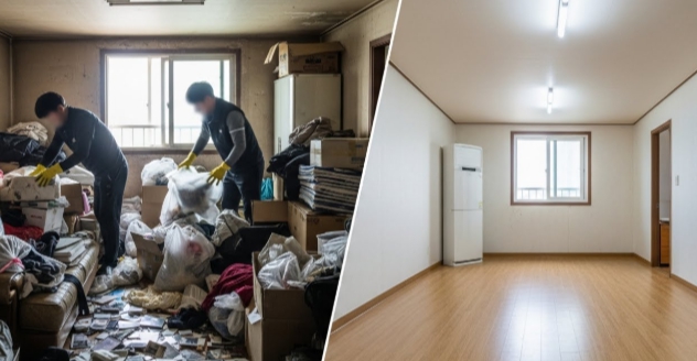 영천 고독사청소 후 정리 후 마무리