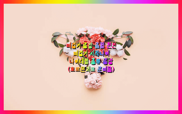 폐경 시작나이 전조증상 부작용