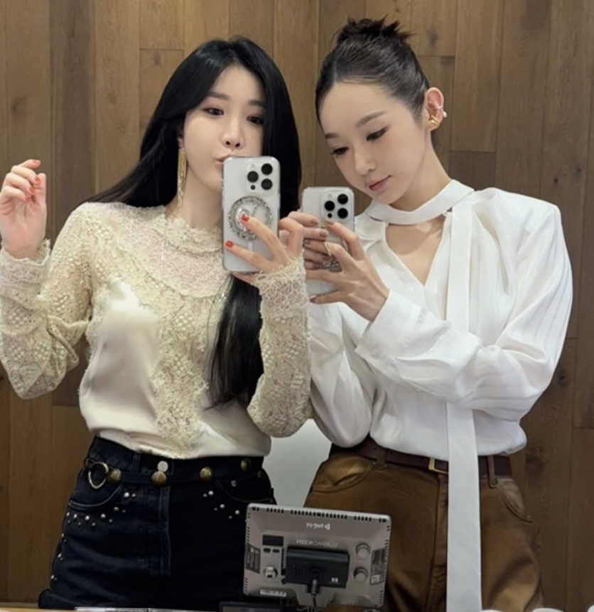 다비치 이해리 강민경 셀카