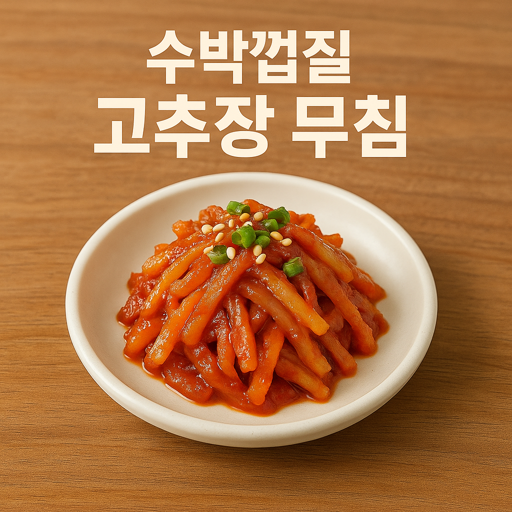 수박껍질 요리