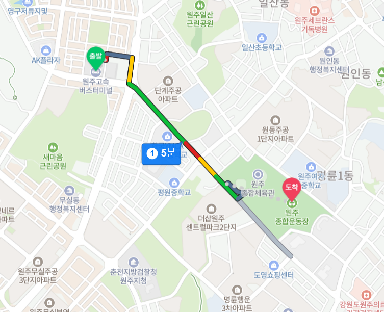 2024 싸이 흠뻑쇼-원주, 원주종합운동장 오는길