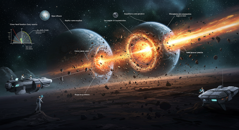 급속 붕괴 중인 외계 후보 행성들, 과학자들이 찾은 우주 미스터리