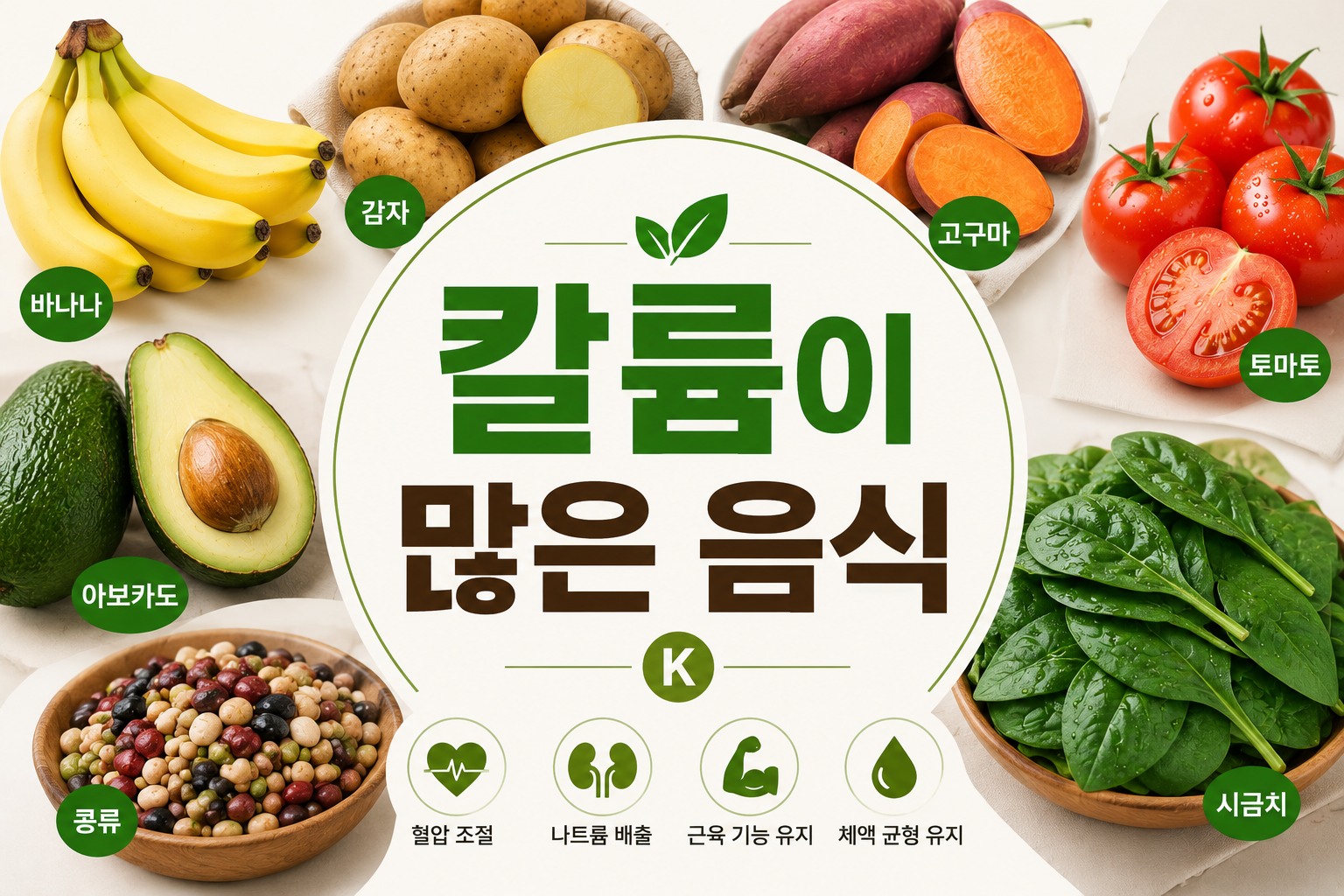 칼륨이 많은 음식