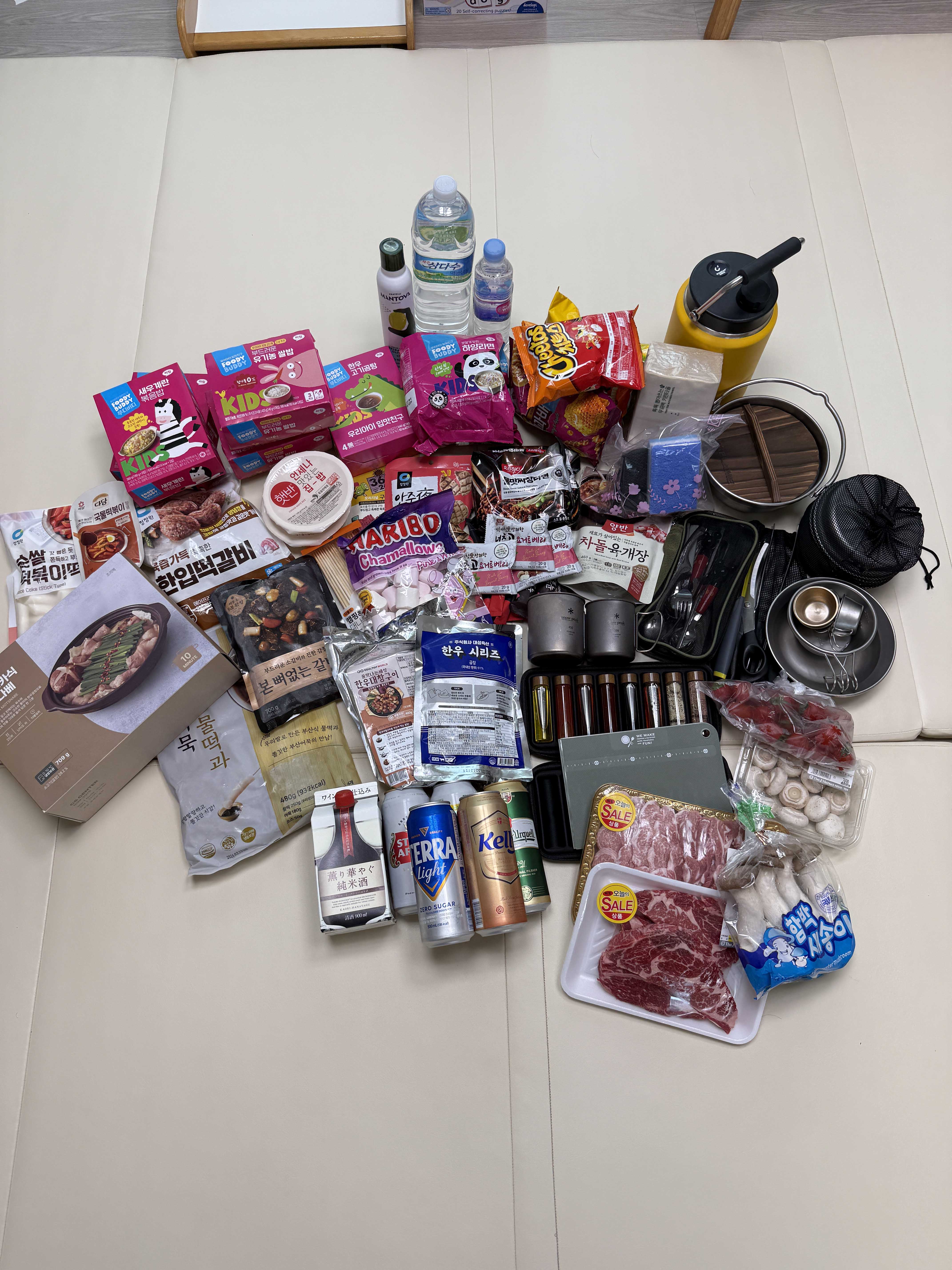 캠핑장음식모음