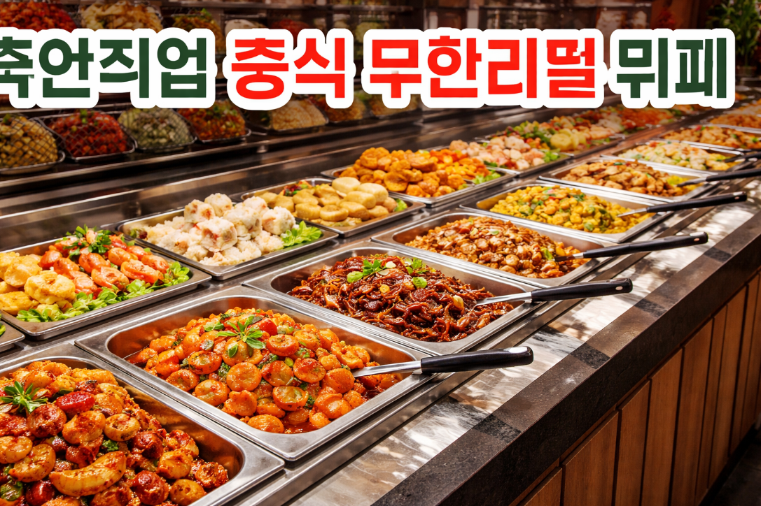 극한직업 중식 무한리필 뷔페 위치&middot;가격&middot;영업 시간 총정리