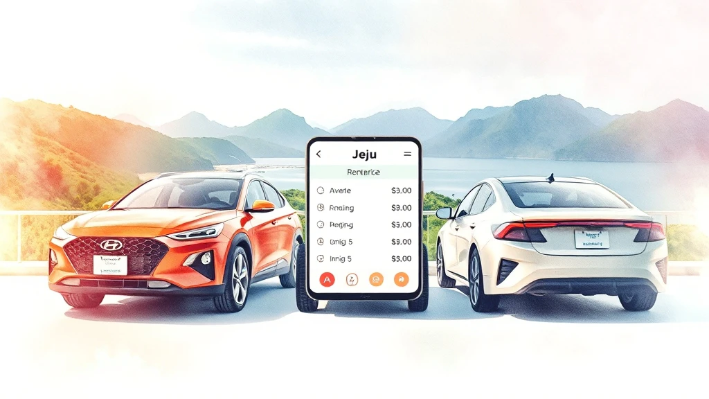 제주도 차량별 가격표가 있다