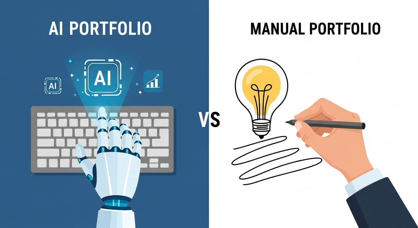 AI 기반과 수작업 포트폴리오의 핵심 차이점 분석