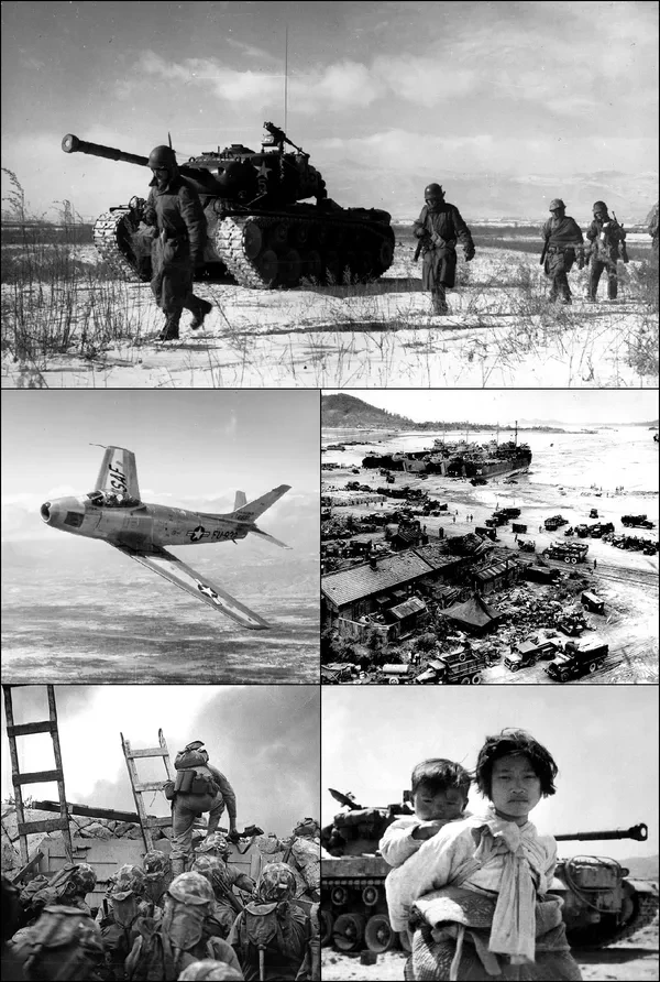 6.25 전쟁의 전투 양상 분석 (낙동강, 인천상륙작전, 중공군 개입)
