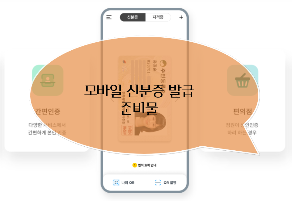모바일신분증 발급 준비물