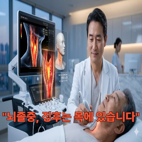 심뇌혈관 질환 가족력 있다면? 건강검진 시 경동맥 초음파 추가 이유