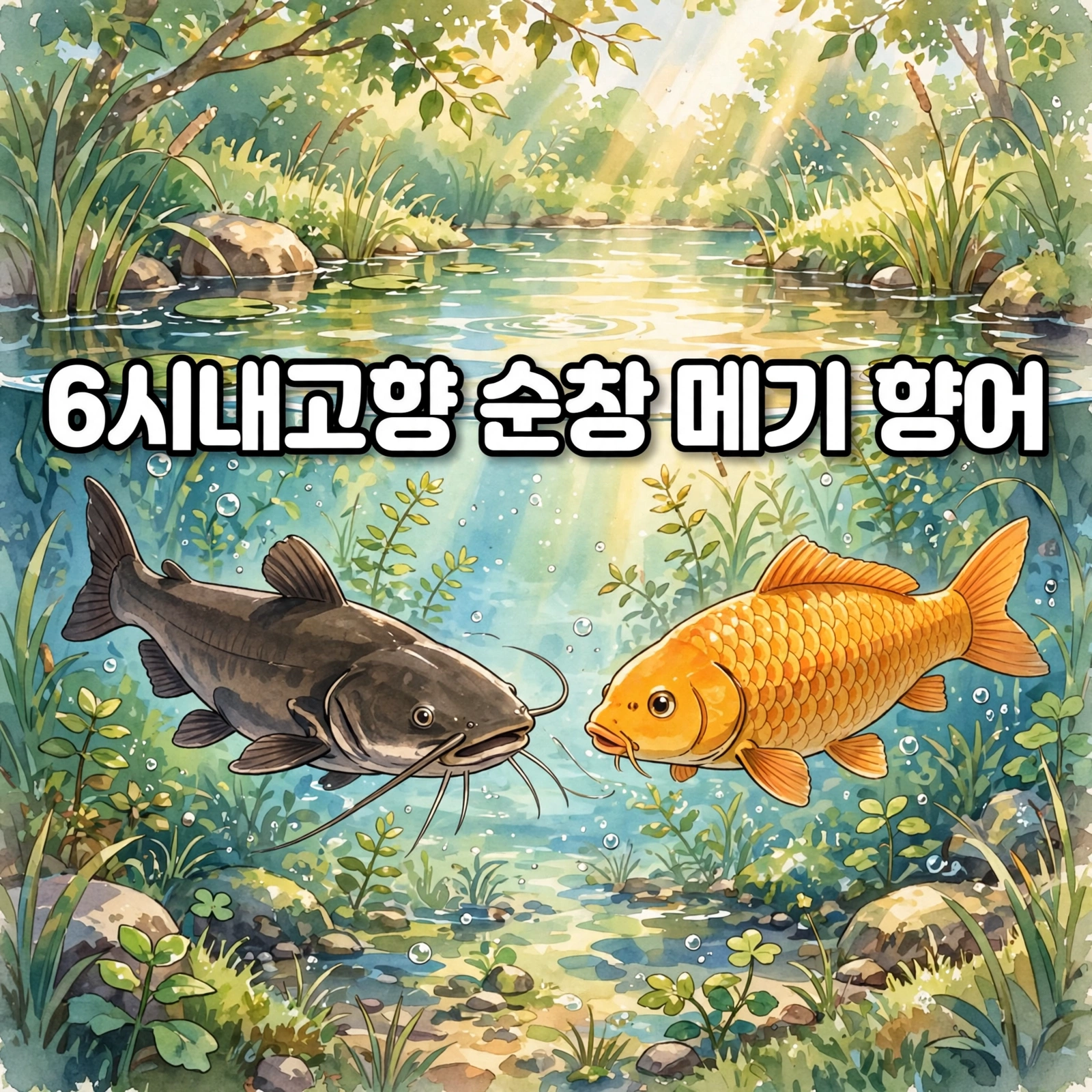 6시내고향 순창 메기 향어