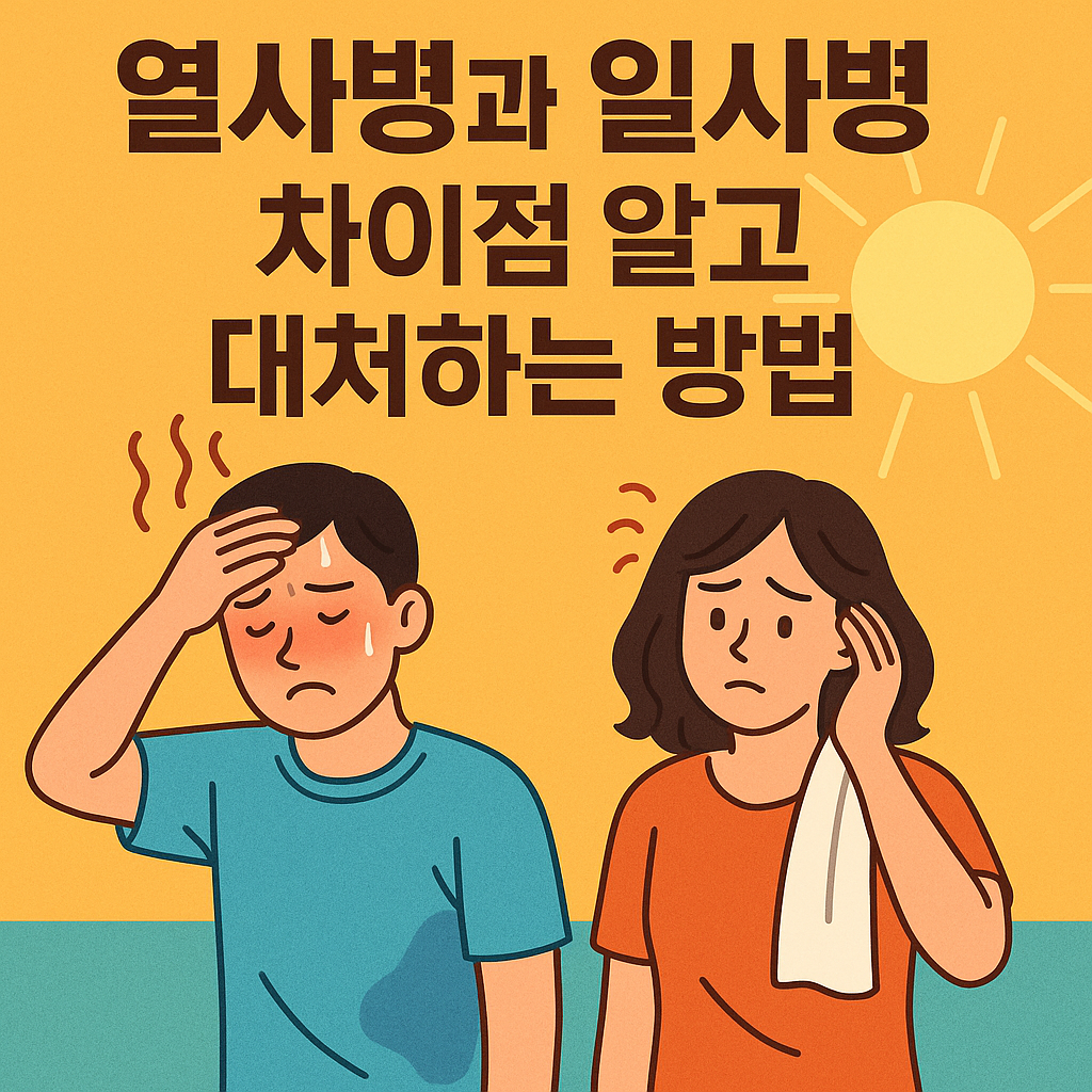열사병과 일사병의 차이