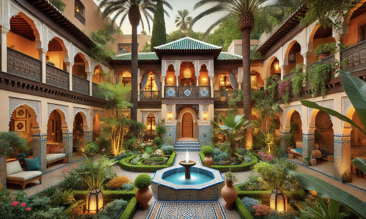 모로코 리야드 호텔 – 전통적인 모로코 스타일 숙소에서의 특별한 경험