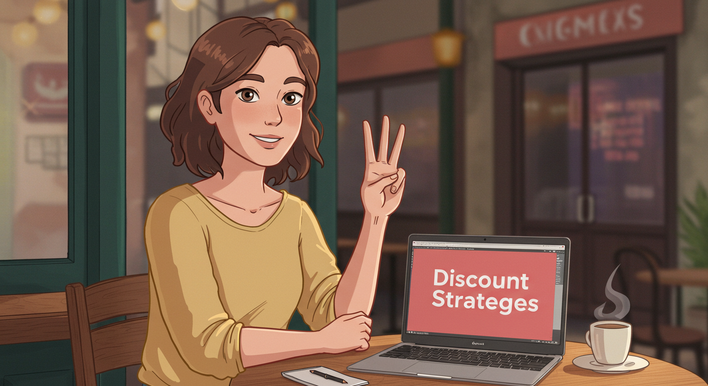 암보험 절감 전략을 설명하는 여성 일러스트