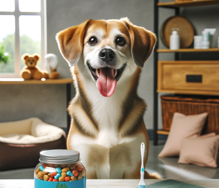 덴탈뉴트리 냠냠 후기 및 경험담, 강아지 치석제거 방법