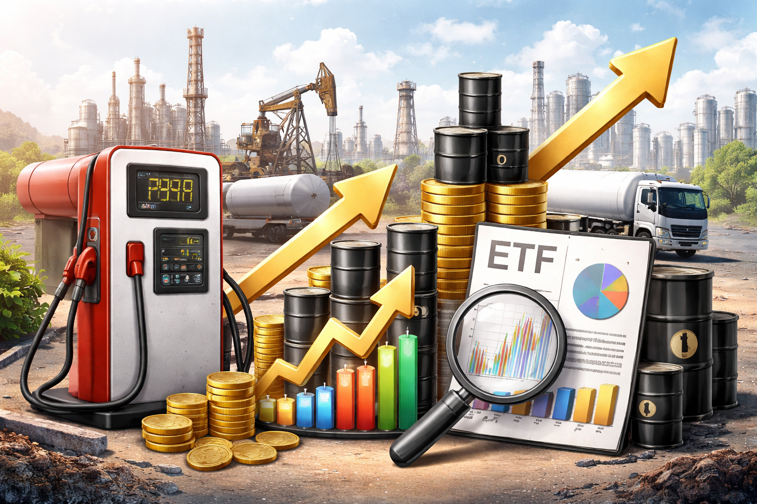 2026 국내 유가 시세 조회 방법 총정리 + 원유 ETF 추이 및 관련주 투자 전략까지 한눈에 관련 사진