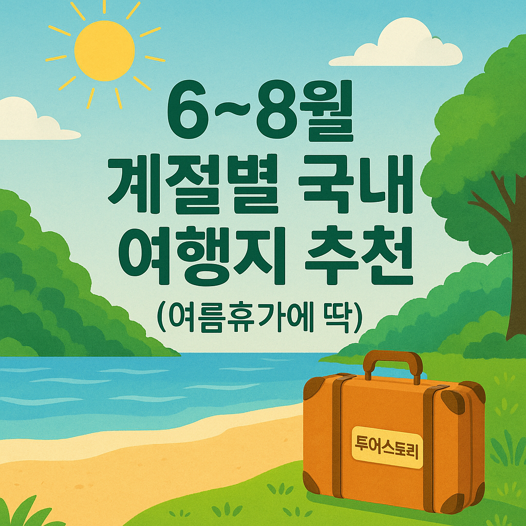 계절별 국내 여행지 추천