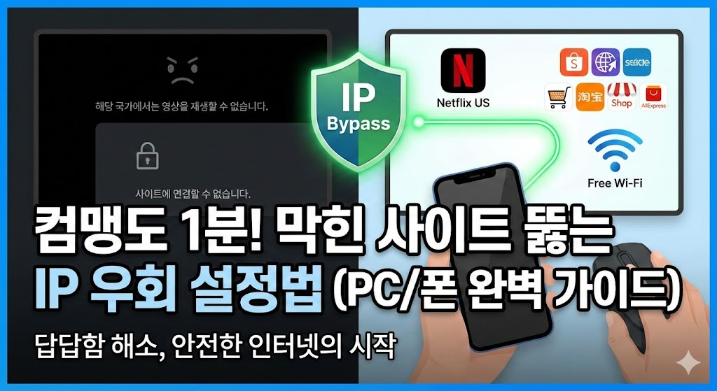 IP 우회 접속 설정 방법