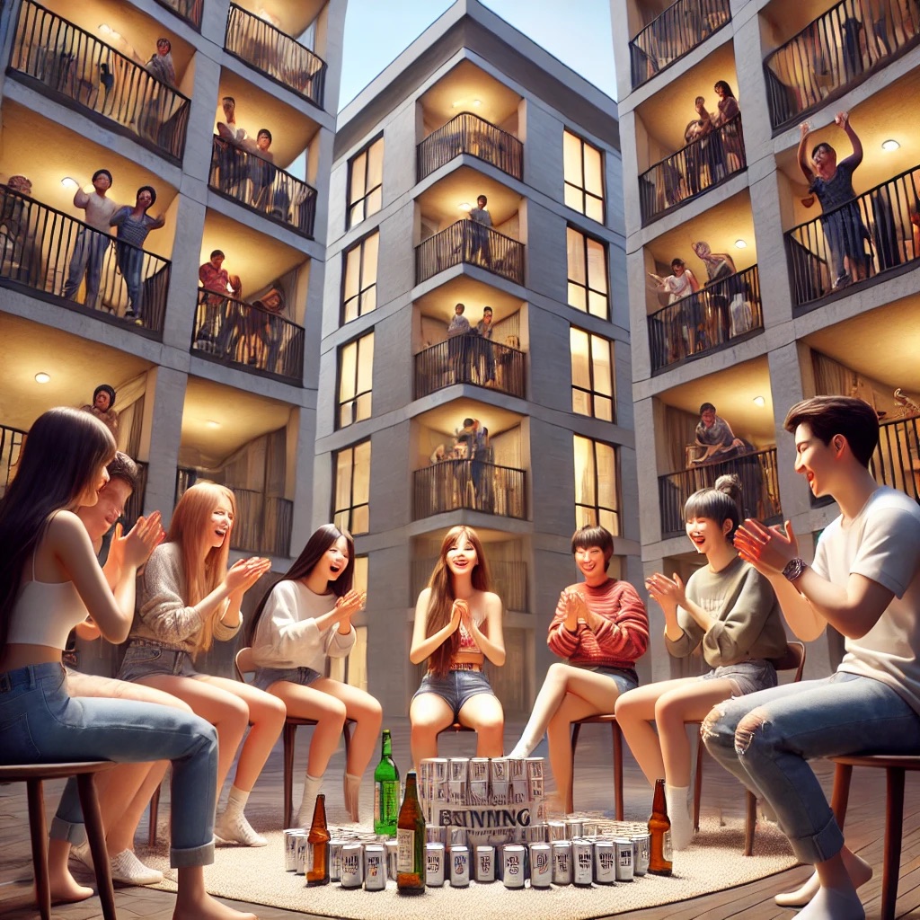 아파트 술게임 방법 : 블랙핑크 로제 노래