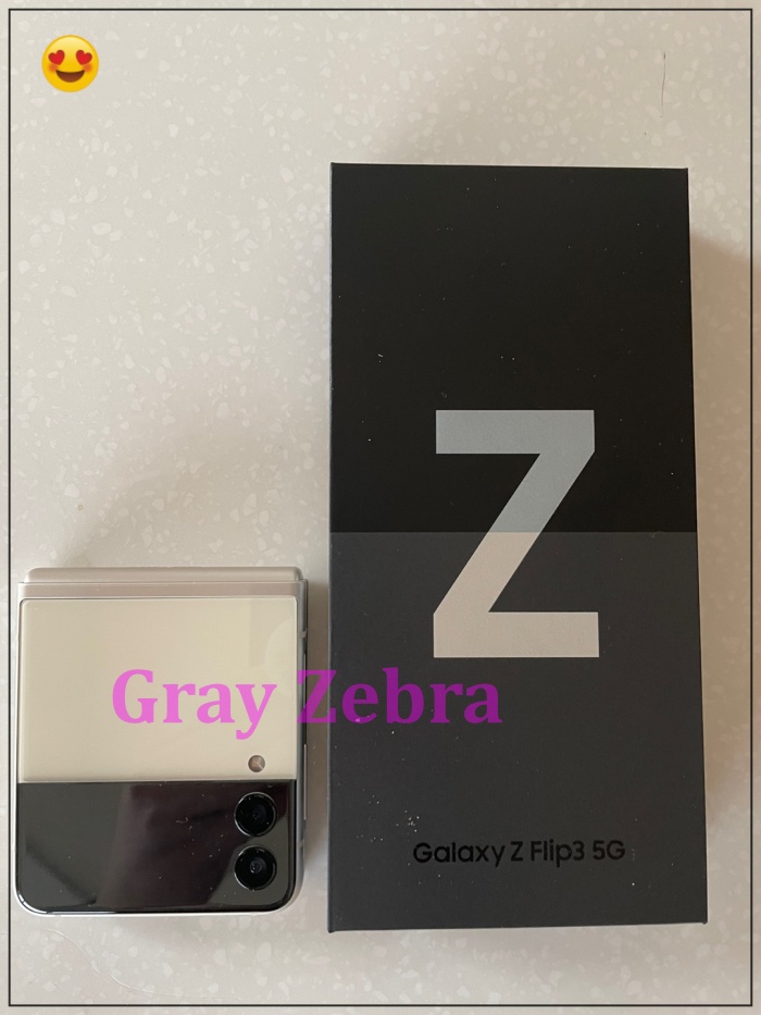 갤럭시 Z플립3 개봉