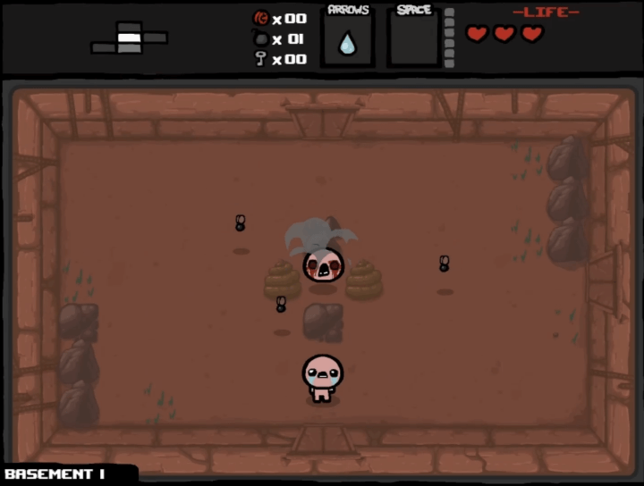 더-바인딩-오브-아이작-플래시게임-시작-화면