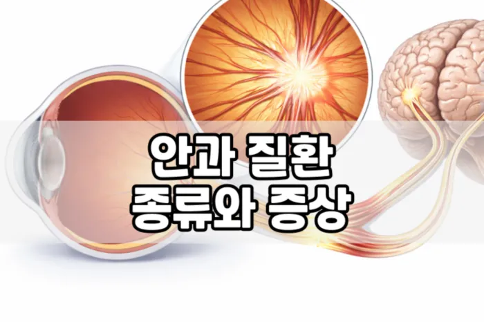 안과 질환의 종류와 증상
