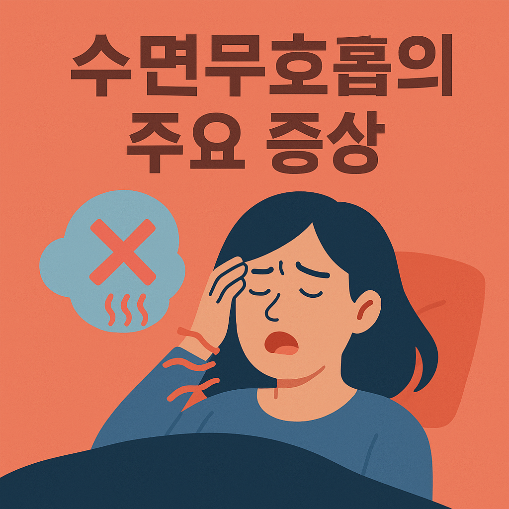 수면무호흡증의 주요 증상