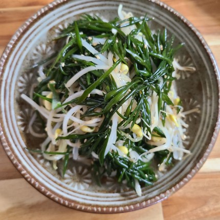 콩나물톳무침-만들기