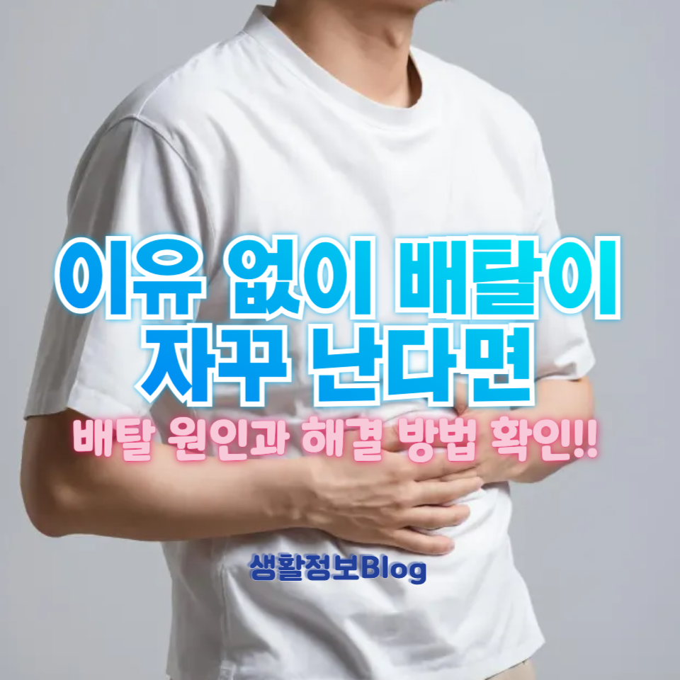 요즘 자주 배탈이 나는 이유