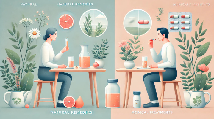 자연요법 vs 의학적 치료, 환절기 건강관리 선택법 관련 이미지