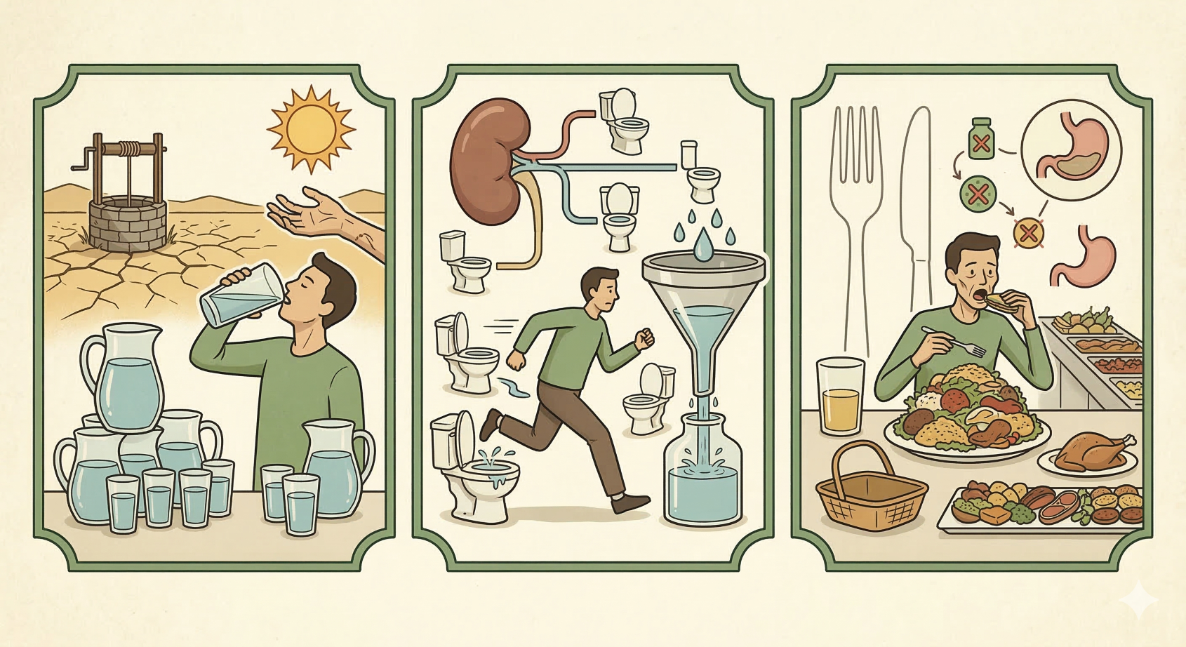 당뇨병의 전형적인 증상인 다뇨, 다음, 다식