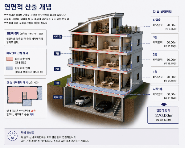 연면적 개념