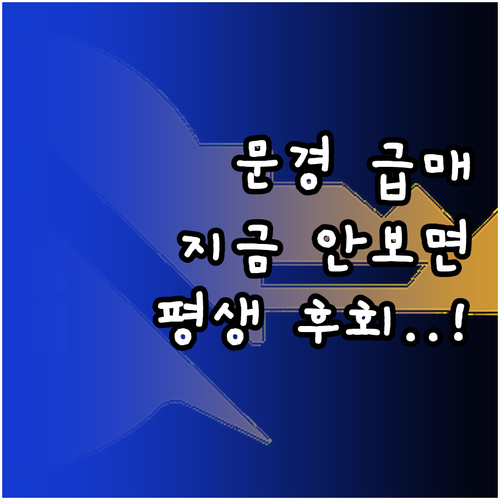 문경시 읍면동 지역별 부동산 매물과 ..