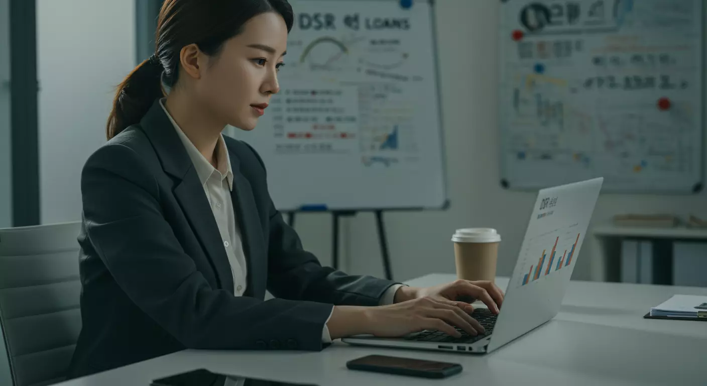 스트레스 금리 확인하는 이미지