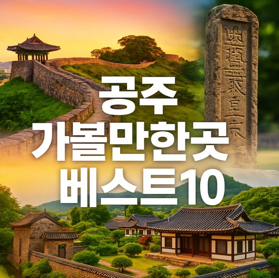 공주 가볼만한곳 베스트10