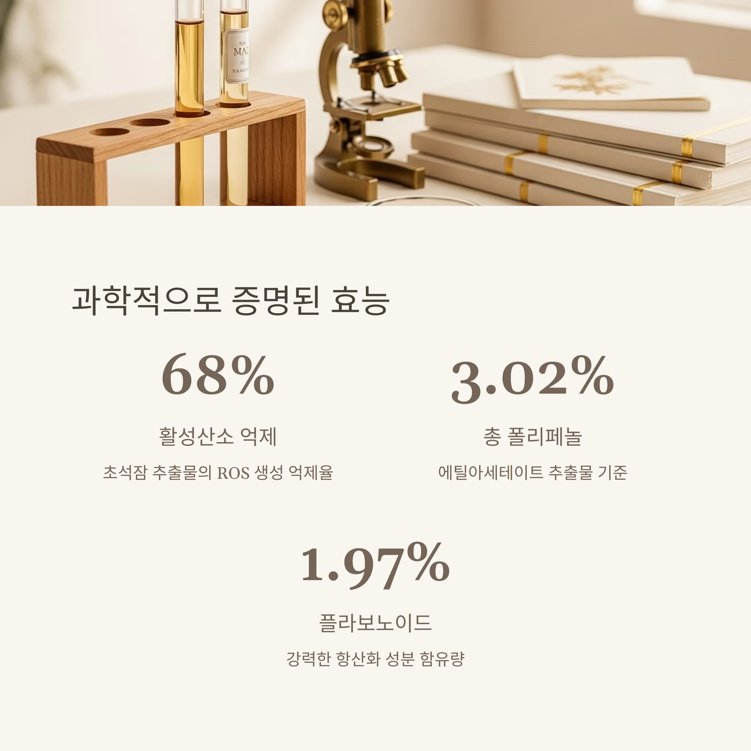 과학적으로 증명된 효능