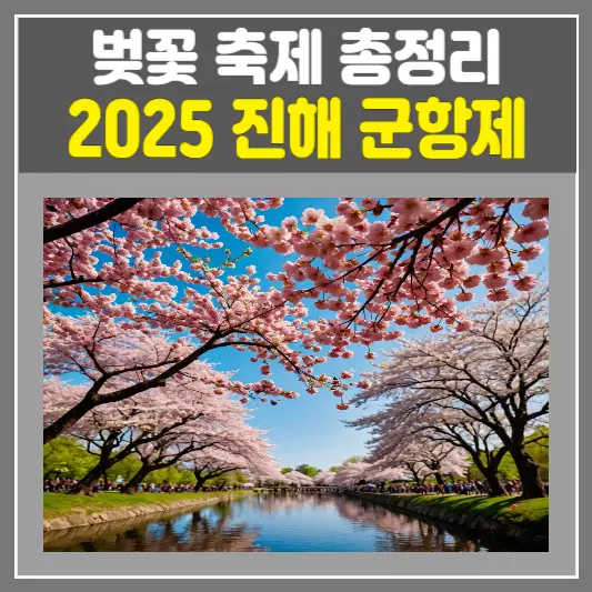 2025 진해 군항제, 놓치면 후회하는 벚꽃 축제 총정리!
